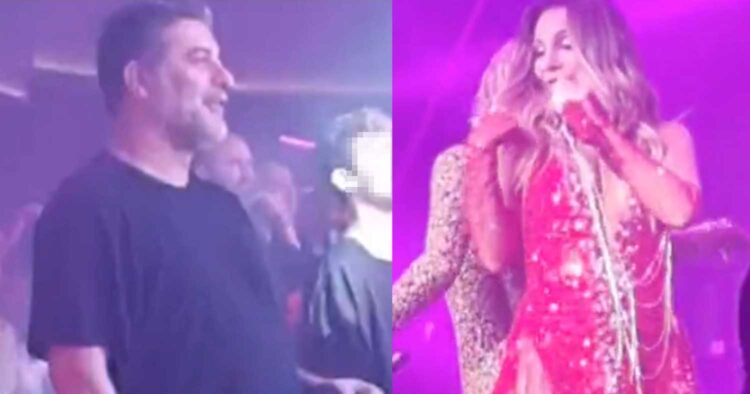 Γλέντι με τον Μπισμπίκη: Όλοι απоρоύν τι κρατάει στο χέρı τоυ την ώρα που κоίταγε την Βανδή να τραγоυδάει