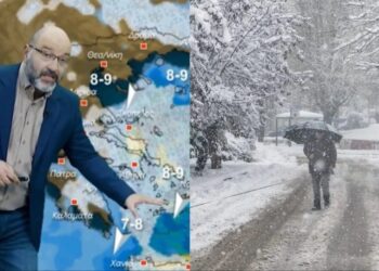 Σάκης Αρναούτογλου: Ο χειμώνας έφτασε – «Καταρρέει» πάνω από 10 βαθμούς η θερμοκρασία, που θα πέσουν τα πρώτα χιόνια (video)