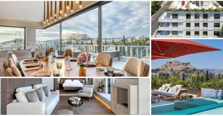 Αuτή είναι η υπερλούξ σουίτα που ζει ο Κασσελάκης με τον Τάιλερ – Η θέα στην Ακρόπολη και το μαρμάρινο τζακούζι