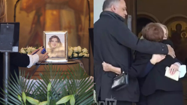 Κηδεία Κάτιας Νικολαΐδου: Συντετριμμένος ο αδελφός της – Κατέρρευσε η μητέρα της (φωτο, video)