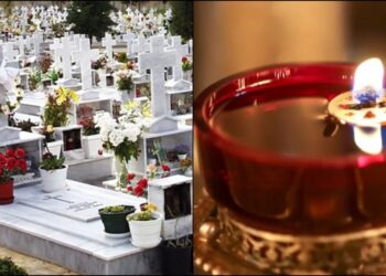 Απίστευτη κατάντια: Κλέβουν το ελαιόλαδο για τα καντήλια από νεκροταφεία (video)