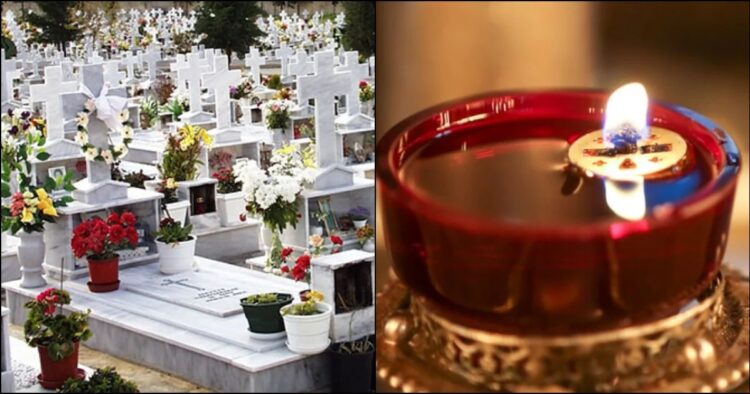 Απίστευτη κατάντια: Κλέβουν το ελαιόλαδο για τα καντήλια από νεκροταφεία (video)