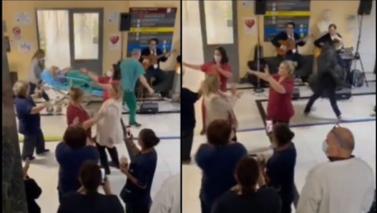 Σουρεαλιστικές εικόνες στο νοσοκομείο «Ερυθρός Σταυρός»: Γλέντι με ορχήστρα εν ώρα εφημερίας (video)