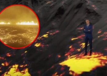 Viral o Ευαγγελάτος: «Μπήκε» σε κρατήρα ηφαιστείου (video)