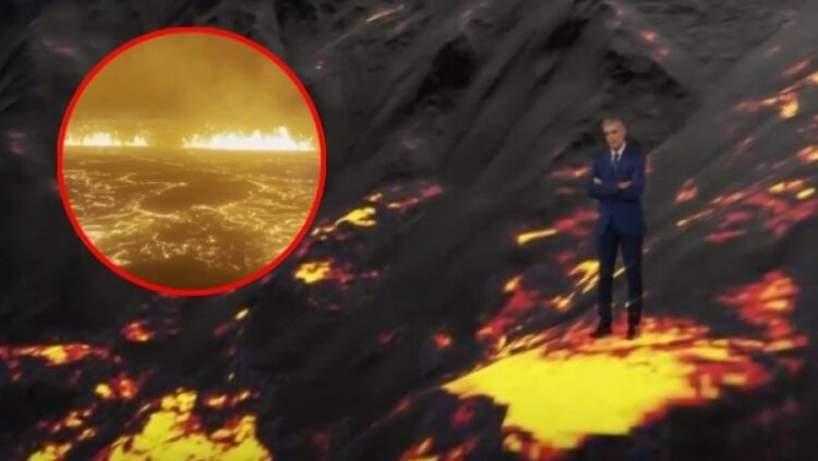 Viral o Ευαγγελάτος: «Μπήκε» σε κρατήρα ηφαιστείου (video)
