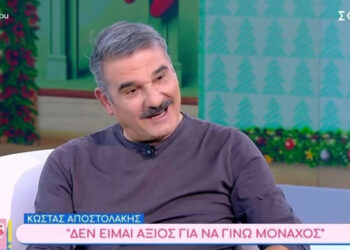 Κώστας Αποστολάκης: Η σχέση του με τη θρησκεiα και την πiστη – «Δεν είμαι άξıος να γίνω μοναχός»