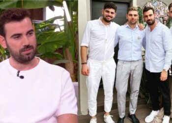 Ανειπωτος θρńνος στην κnδεία του αδερφού του Νίκου Πολυδερόπουλου – Ο σπαpακτικός απoχαιρετισμός