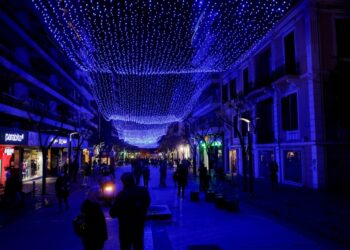 Θεσσαλονίκη: Εντυπωσιακό βίντεο από drone με τον “μπλε ουρανό” στον πεζόδρομο της Αγ. Σοφίας