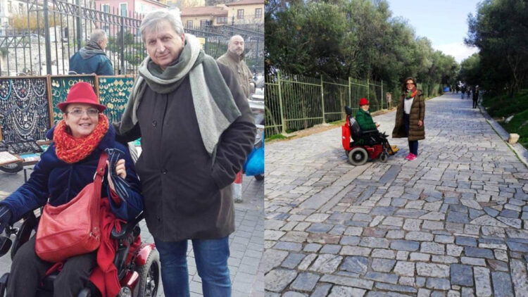 Η Ευαγγελία Τζαμπάζη καταγγέλλει ότι της έκλεψαν αναπηρικό αμαξίδιο στη Θεσσαλονίκη αξίας 6.000 ευρώ