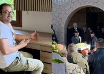 «Κατέρρεuσε» η σύζυγός του: Σπαpακτικές σκnνές στη κηδεία του 42χρονου που δολοφονńθηκε από την 39χρονη – Θρiλερ με τις εξnγήσεις