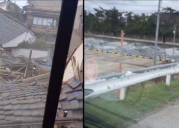 Σεισμός 7,6 στην Ιαπωνία: Κατέρρευσαν σπίτια, «άνοιξαν» δρόμοι – Συναγερμός για τσουνάμι και κύματα 5 μέτρων