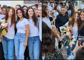 Μαθητές γιόρτασαν τη νίκη συμμαθήτριάς τους ενάντια στον καρκίνο