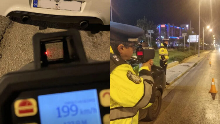 Αυτοκίνητο πήγαινε με 200 χιλιόμετρα στη Λεωφόρο Σχιστού με όριο τα 50 – Συνελήφθη ο οδηγός (φωτο, video)
