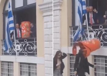 Ατύχημα στην Κέρκυρα: Γυναίκα “έφαγε” μπότη στο κεφάλι έξω από το δημαρχείο και όλοι έτρεχαν να την σώσουν