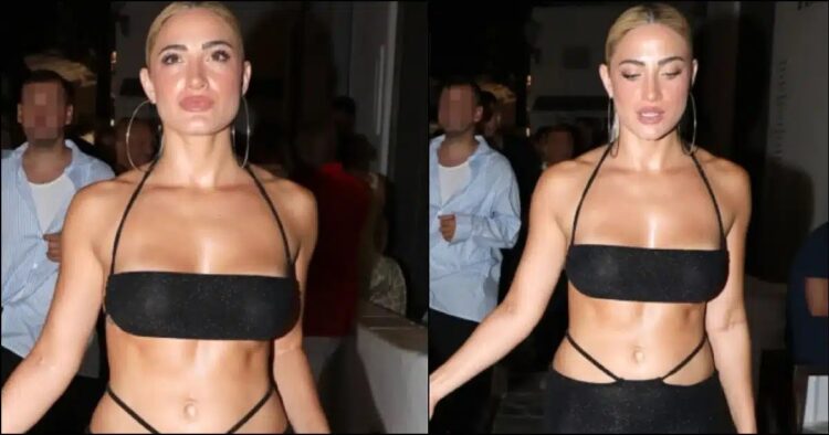 «Έτριξαν» τα σοκάκια της Μυκόνου: Η Ιωάννα Τούνη βγήκε έξω ντυμένη έτσι και όλοι την πέρασαν για σταρ του Χόλιγουντ