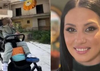 Ραγίζει καρδιές ο μικρός Χρήστος: αφήνει μπαλόνι στον ουρανό για τη μαμά του που χάθηκε στα Τέμπη